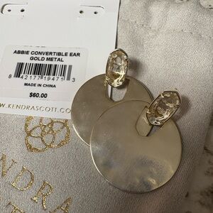 Kendra Scott Gold Deena Drop Earrings